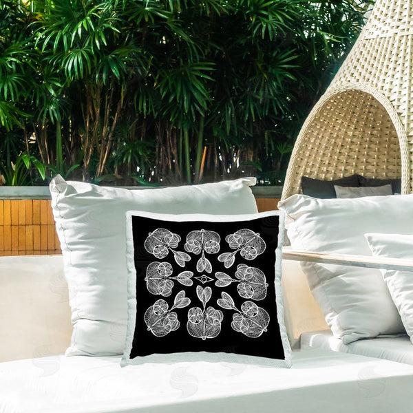 Stupell Industries El Perkin | Rounded Symmetry Elementals Throw Pillow