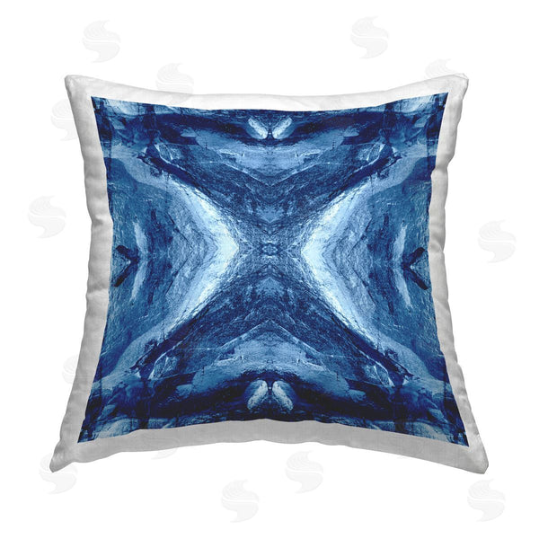 stupell industries El Perkin | Rustic Mirrored Motif Printed Throw Pillow