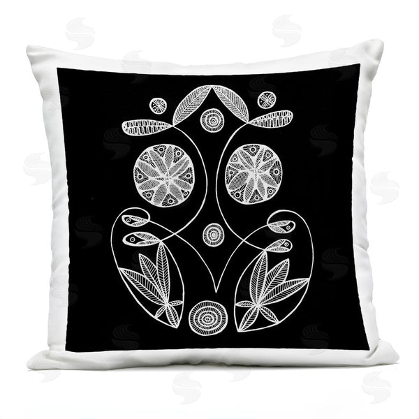 Stupell Industries El Perkin | Swirling Elementals Contour Throw Pillow