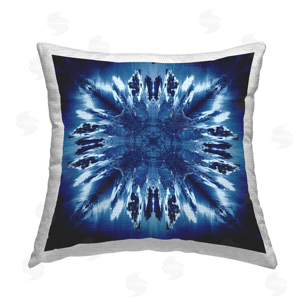 Stupell Industries El Perkin | Tie Dye Mirrored Shapes Printed Throw Pillow