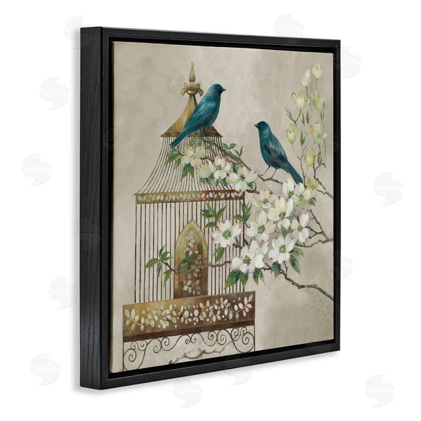 Stupell Industries Elaine Vollherbst-Lane | Neutral Birdcage Menagerie