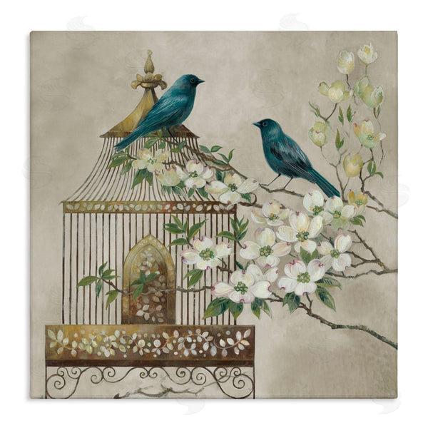 stupell industries Elaine Vollherbst-Lane | Neutral Birdcage Menagerie