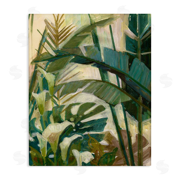 stupell industries Elaine Vollherbst-Lane | Tropical Jungle Plant Leaves Wall Art