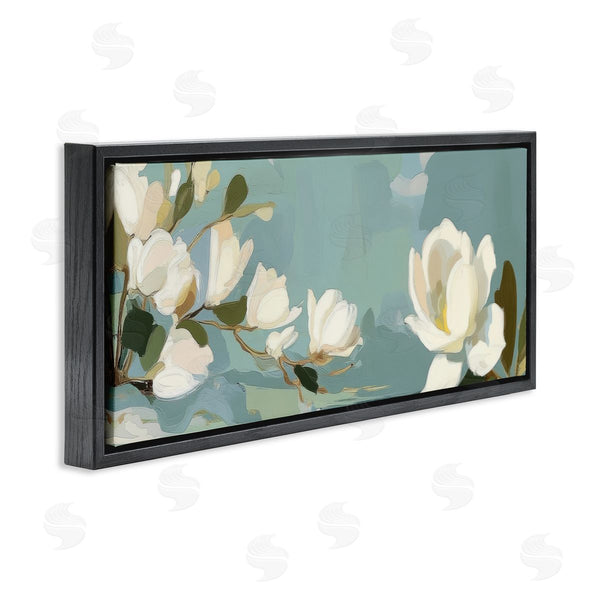 Stupell Industries Elara Yasna | Aquamarine Magnolia Blossoms Wall Art