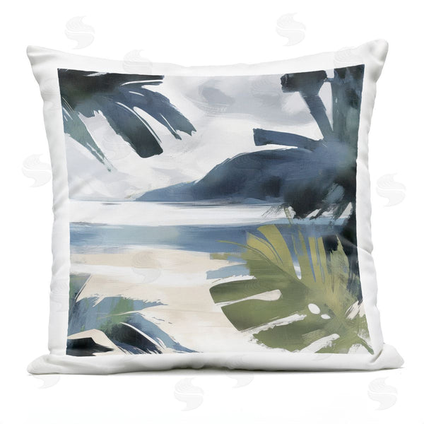 Stupell Industries Elara Yasna | Beachy Tropical Vibes Printed Throw Pillow