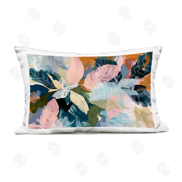 Stupell Industries Elara Yasna | Bright Tropical Oasis Leaves Printed Throw Pillow