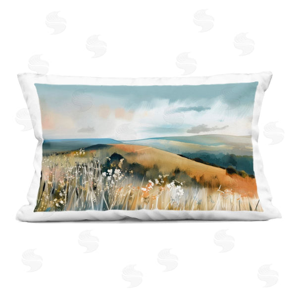 stupell industries Elara Yasna | Coastal Expressions Landscape Printed Throw Pillow