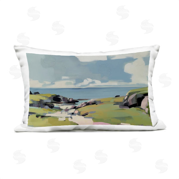 Stupell Industries Elara Yasna | Green Bay Breeze Printed Throw Pillow