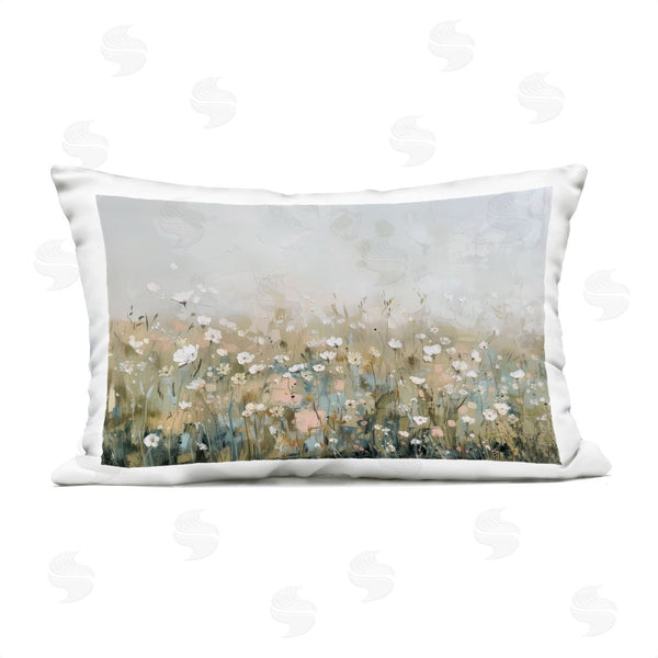 Stupell Industries Elara Yasna | Pastel Meadow Wildflowers Printed Throw Pillow