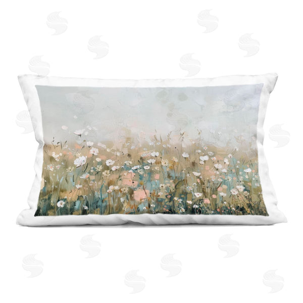 stupell industries Elara Yasna | Pastel Meadow Wildflowers Printed Throw Pillow