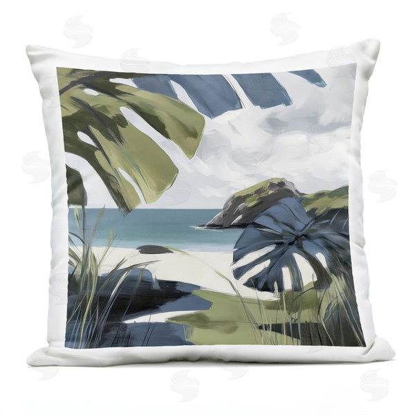 Stupell Industries Elara Yasna | Tropical Island Vibes Printed Throw Pillow