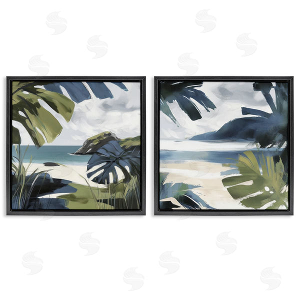 Stupell Industries Elara Yasna | Tropical Vibes Beach Scenes