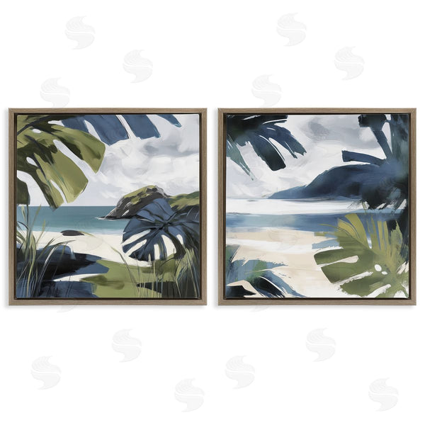 Stupell Industries Elara Yasna | Tropical Vibes Beach Scenes