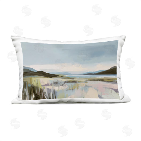 Stupell Industries Elara Yasna | Verdant Coast Landscape Printed Throw Pillow