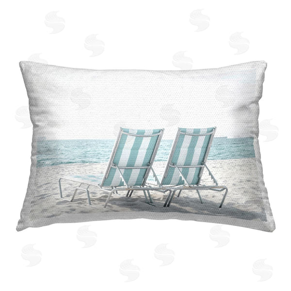 Stupell Industries Elena Chukhlebova | Blue Beach Chairs Pair
