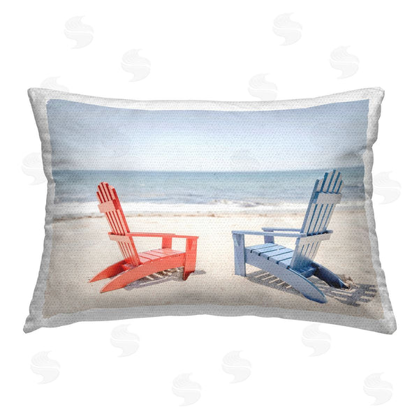 Stupell Industries Elena Chukhlebova | Red & Blue Beach Chairs