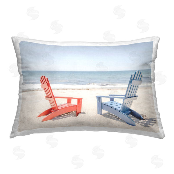 stupell industries Elena Chukhlebova | Red & Blue Beach Chairs