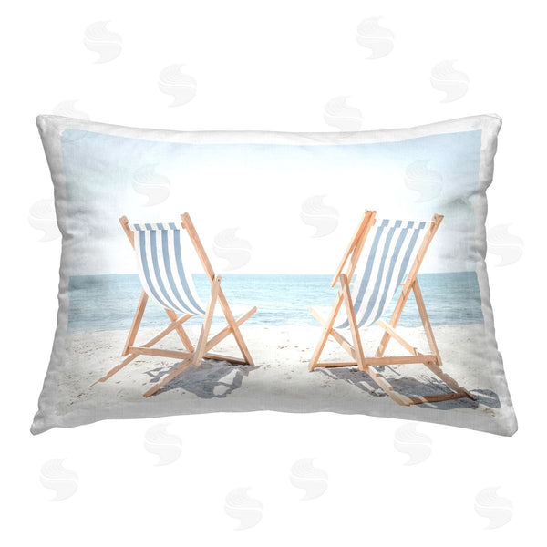 stupell industries Elena Chukhlebova | Striped Beach Chairs