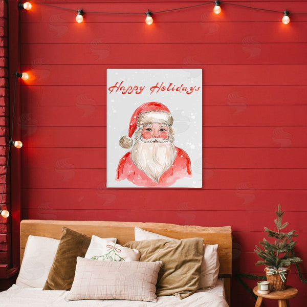 Stupell Industries Elena Fay | Happy Holidays Jolly Santa