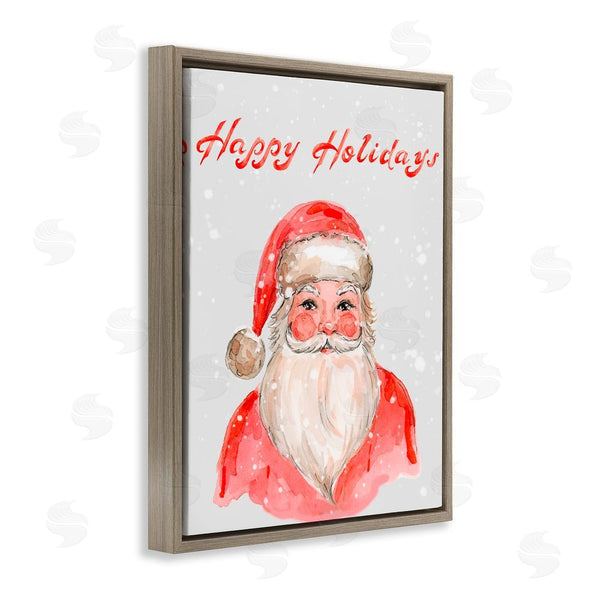 Stupell Industries Elena Fay | Happy Holidays Jolly Santa