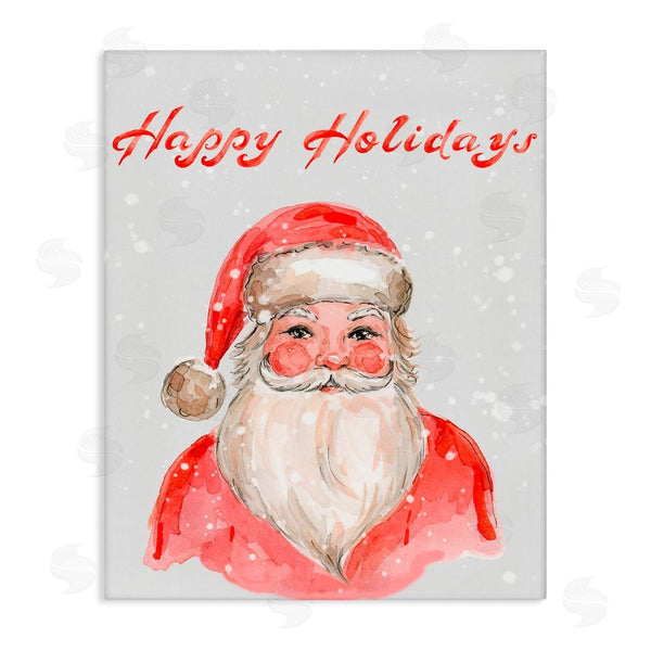 stupell industries Elena Fay | Happy Holidays Jolly Santa
