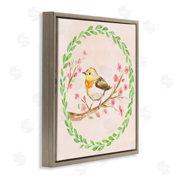 Stupell Industries Elena Fay | Spring Wreaths Bird Wall Art