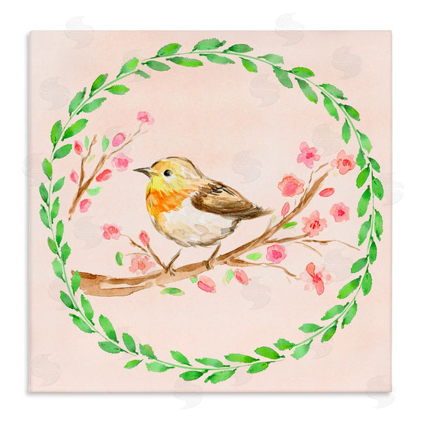 stupell industries Elena Fay | Spring Wreaths Bird Wall Art