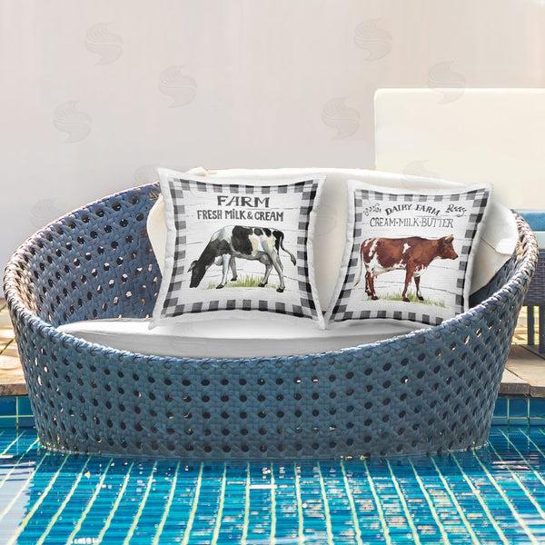 Stupell Industries Elena Vladykina | Dairy Farm Cattle Printed Throw Pillow Set
