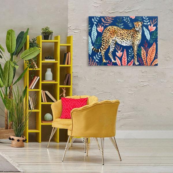 Stupell Industries Elena Vladykina | Jungle Plants & Cheetah Wall Art