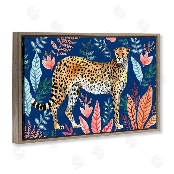 Stupell Industries Elena Vladykina | Jungle Plants & Cheetah Wall Art