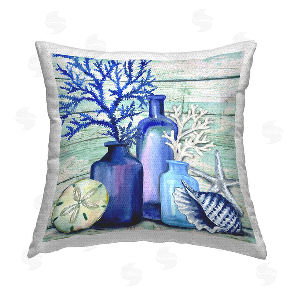 Stupell Industries Elena Vladykina | Maritime Still Life Printed Throw Pillow