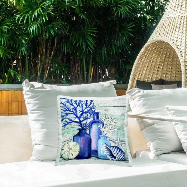 Stupell Industries Elena Vladykina | Maritime Still Life Printed Throw Pillow