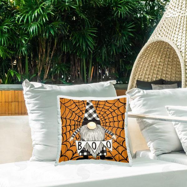 Stupell Industries Elena Vladykina | Rustic Halloween Gnome Printed Throw Pillow