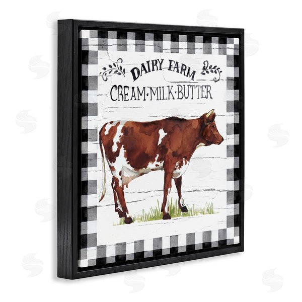 Stupell Industries Elena Vladykina | Rustic Spring Cow Wall Art