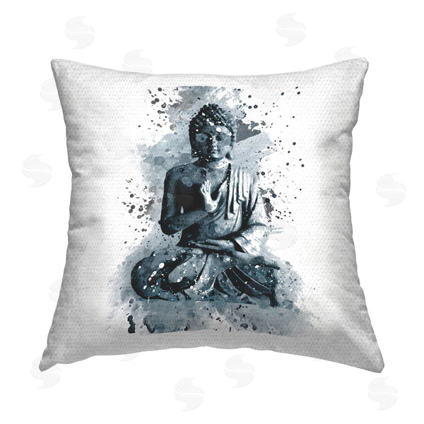 Stupell Industries Elephant Stock | Buddha Spiritual Zen Portrait Printed Throw Pillow