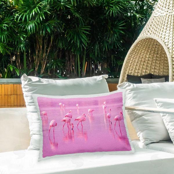 Stupell Industries Elephant Stock | Pink Flamingo Flock