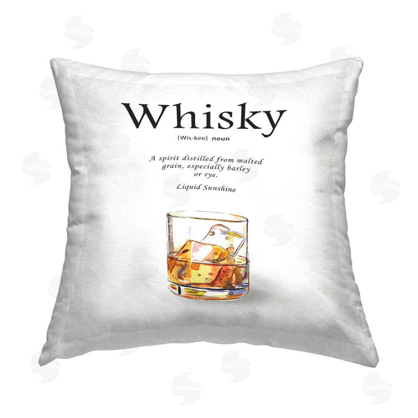 stupell industries Elephant Stock | Whisky Definition Bar Phrase Printed Throw Pillow