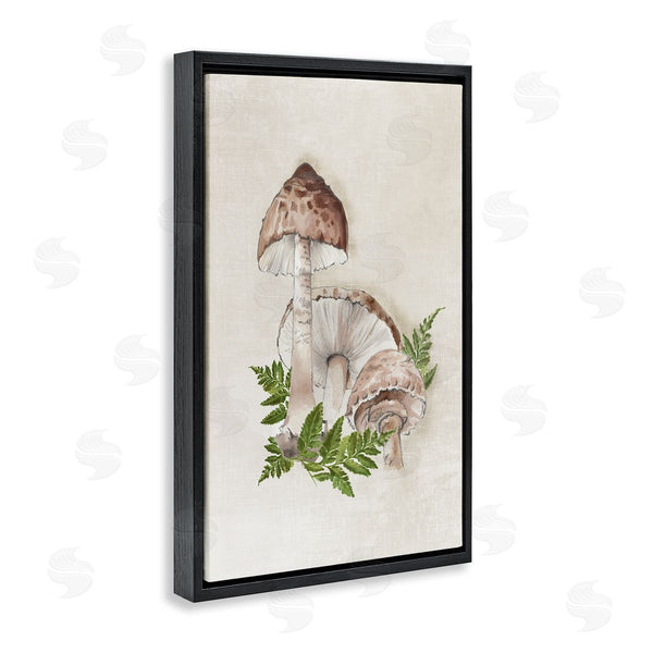 Stupell Industries Eli Jones | Beige Mushrooms & Fern Wall Art
