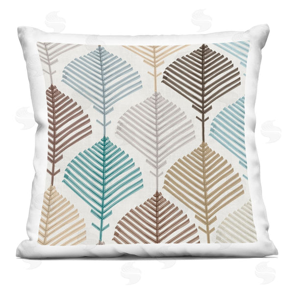 stupell industries Eli Jones | Boho Leaf & Stem Printed Throw Pillow