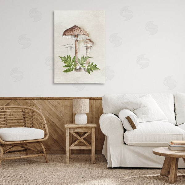 Stupell Industries Eli Jones | Mushroom & Ferns Sketch Wall Art