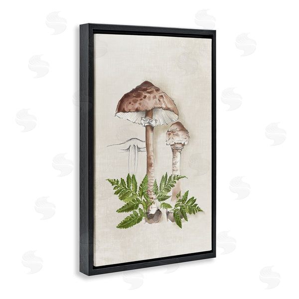 Stupell Industries Eli Jones | Mushroom & Ferns Sketch Wall Art