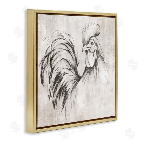 Stupell Industries Eli Jones | Rooster Sketch Impression
