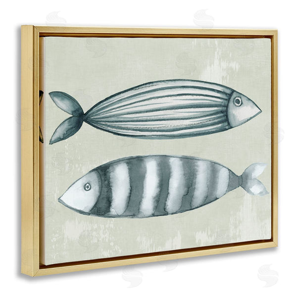 Stupell Industries Eli Jones | Stick Fish In Neutrals