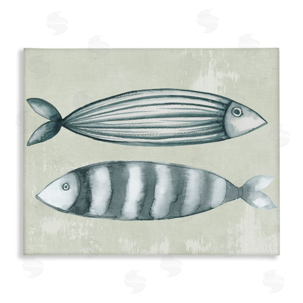 stupell industries Eli Jones | Stick Fish in Neutrals