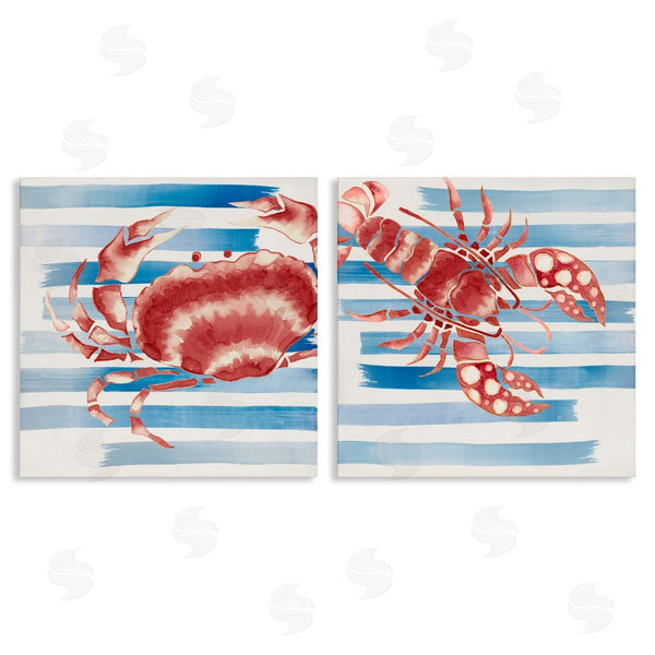 stupell industries Eli Jones | Striped Claws Sea Creatures