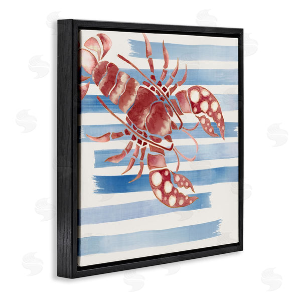 Stupell Industries Eli Jones | Striped & Dotted Claws Lobster