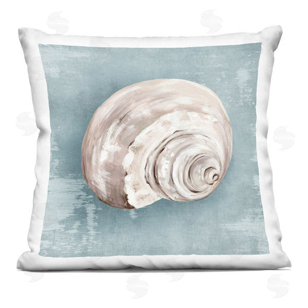 stupell industries Eli Jones | Swirled Whisper Of The Shore Printed Throw Pillow