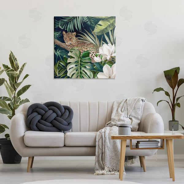 Stupell Industries Eli Jones | Tropical Jungle Leopard Wall Art