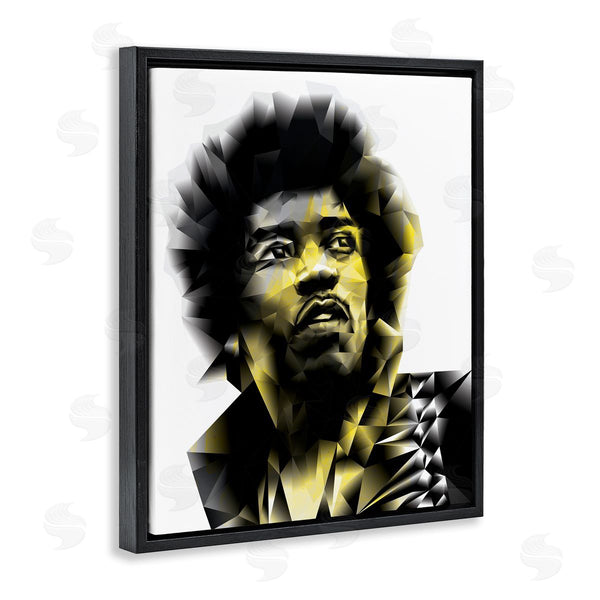 Stupell Industries Elisaveta Stoilova | Geometric Yellow Male Portrait