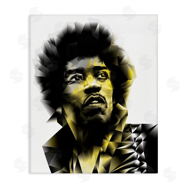 stupell industries Elisaveta Stoilova | Geometric Yellow Male Portrait